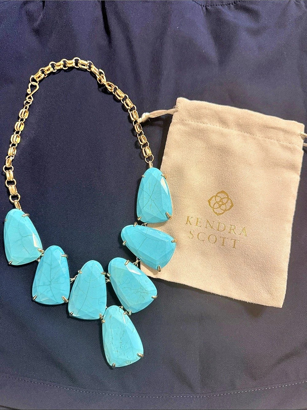 Kendra Scott Turquoise Statement Necklace